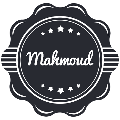 Mahmoud badge logo