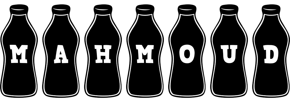 Mahmoud bottle logo