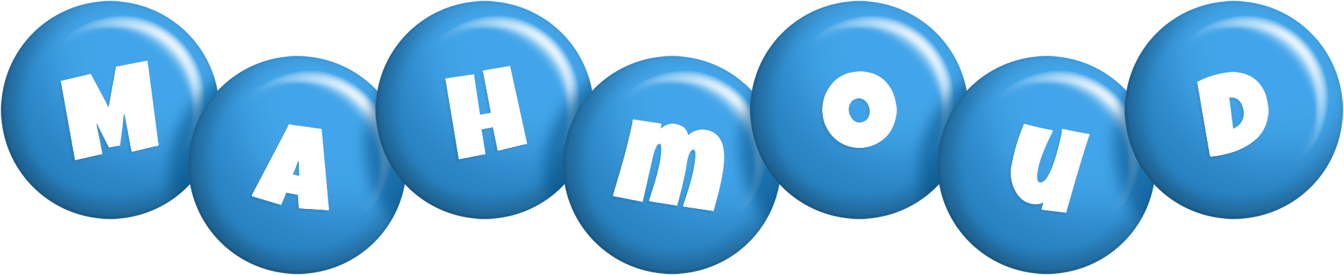 Mahmoud candy-blue logo