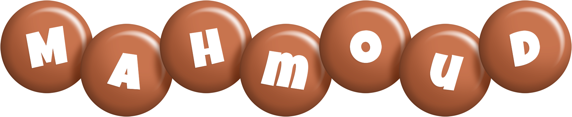 Mahmoud candy-brown logo