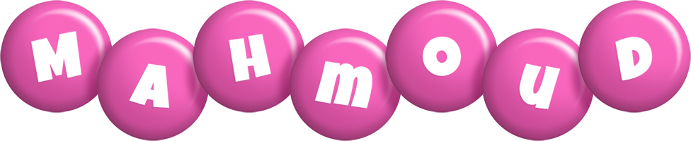 Mahmoud candy-pink logo