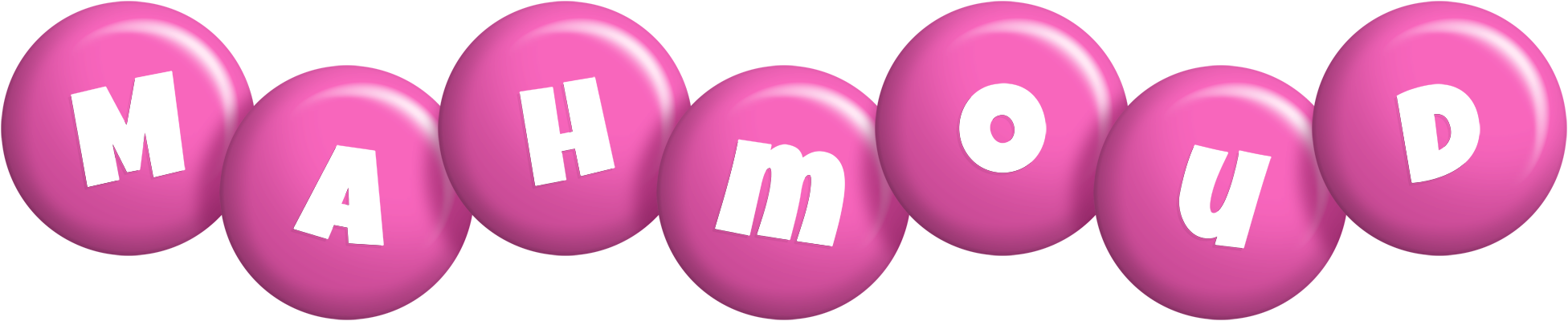 Mahmoud candy-pink logo
