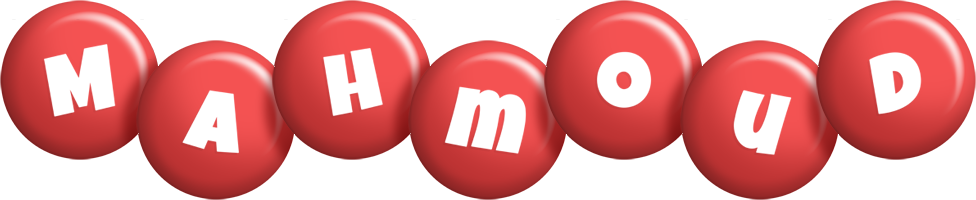 Mahmoud candy-red logo