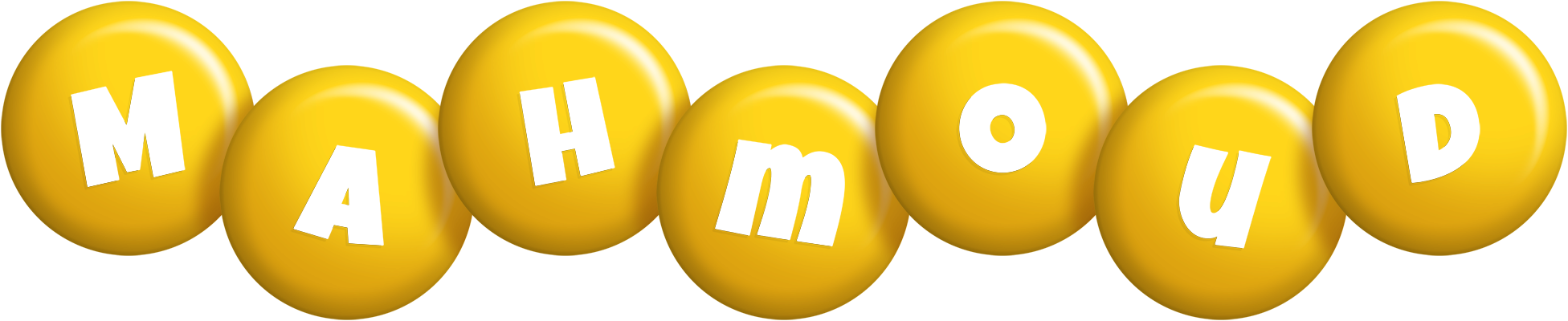 Mahmoud candy-yellow logo