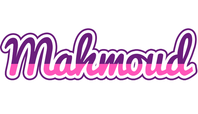 Mahmoud cheerful logo