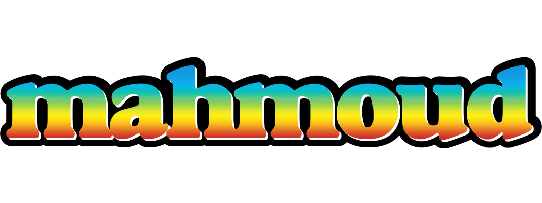 Mahmoud color logo