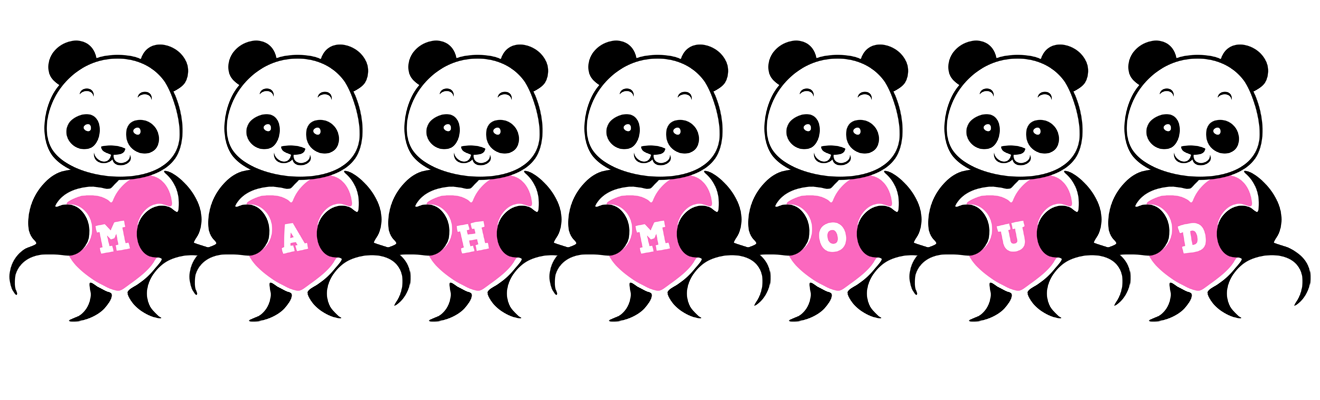 Mahmoud love-panda logo