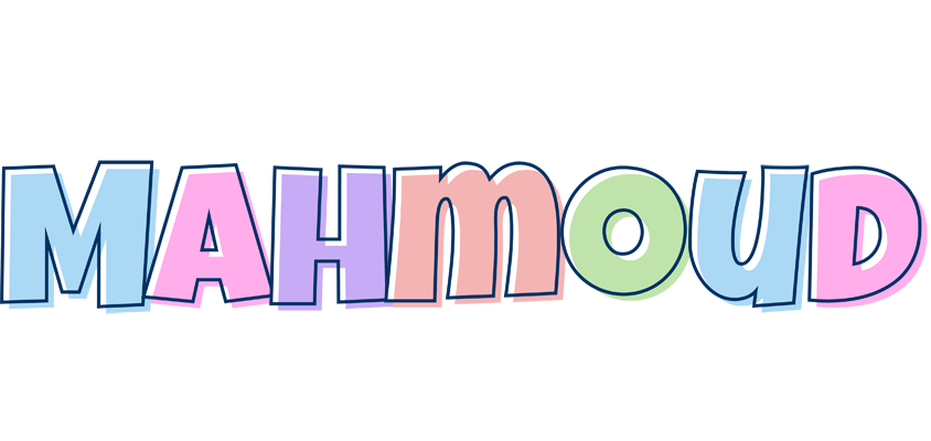 Mahmoud pastel logo