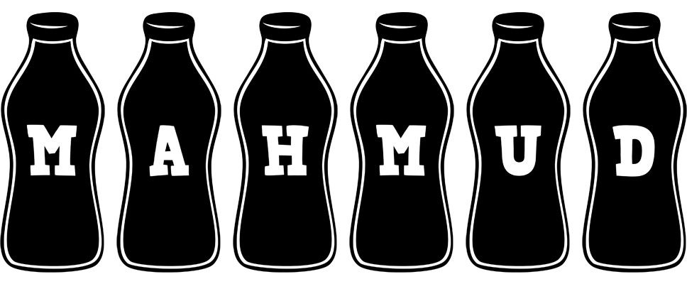 Mahmud bottle logo