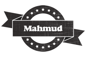 Mahmud grunge logo