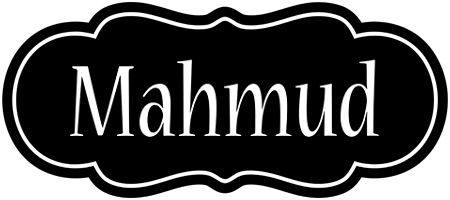 Mahmud welcome logo