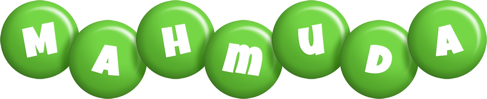 Mahmuda candy-green logo