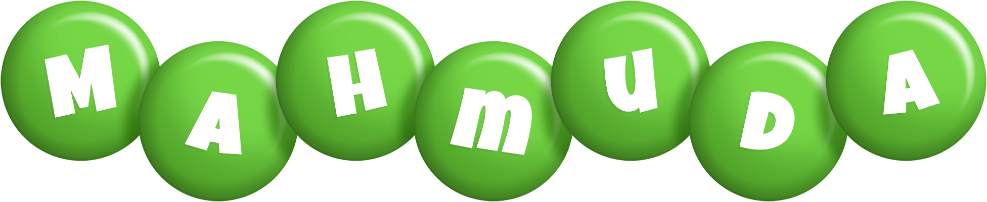 Mahmuda candy-green logo