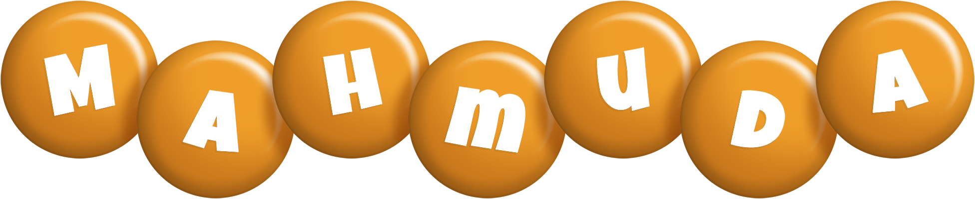 Mahmuda candy-orange logo
