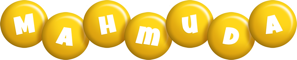 Mahmuda candy-yellow logo