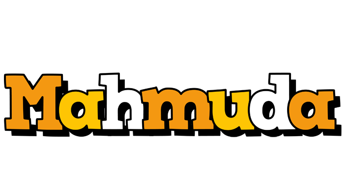 Mahmuda cartoon logo
