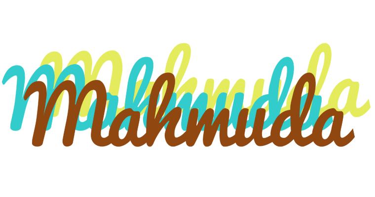 Mahmuda cupcake logo