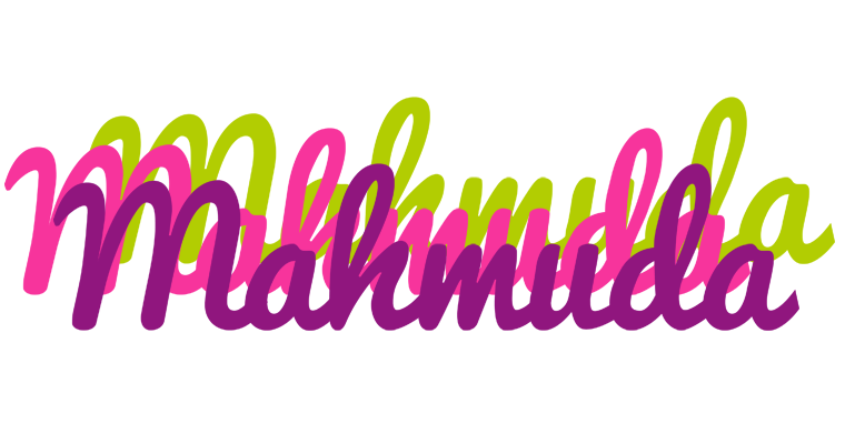 Mahmuda flowers logo