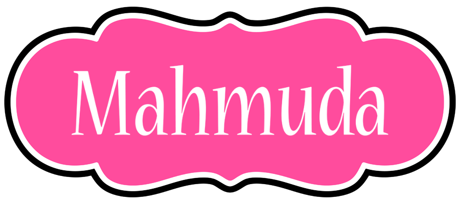 Mahmuda invitation logo