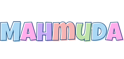 Mahmuda pastel logo