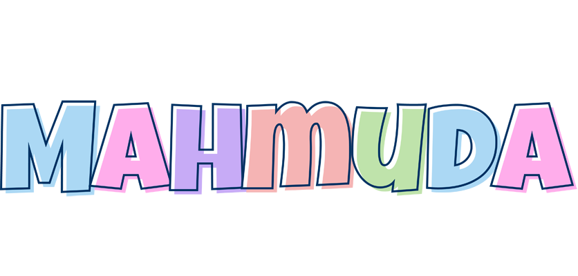 Mahmuda pastel logo