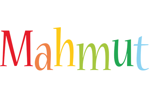 Mahmut birthday logo