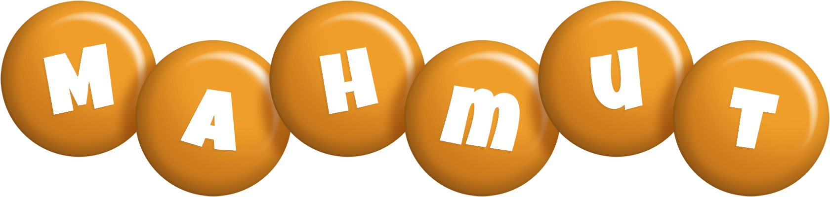 Mahmut candy-orange logo