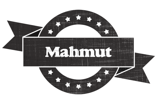 Mahmut grunge logo