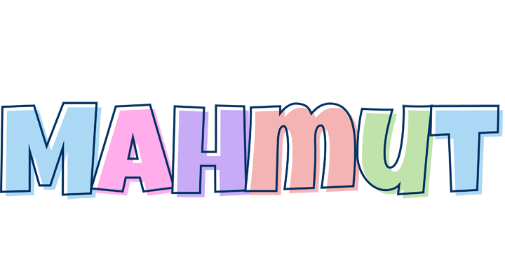 Mahmut pastel logo
