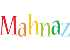 Mahnaz birthday logo