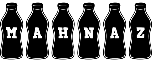 Mahnaz bottle logo