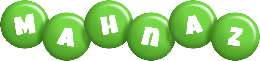 Mahnaz candy-green logo