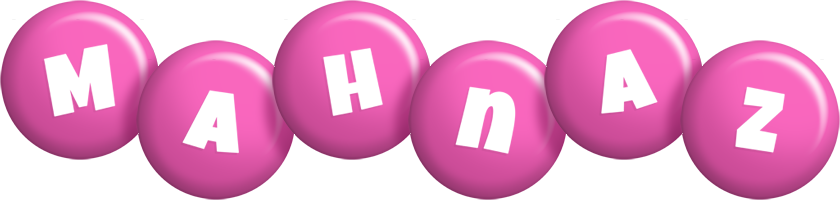 Mahnaz candy-pink logo