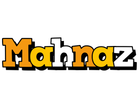 Mahnaz cartoon logo