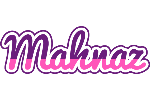 Mahnaz cheerful logo