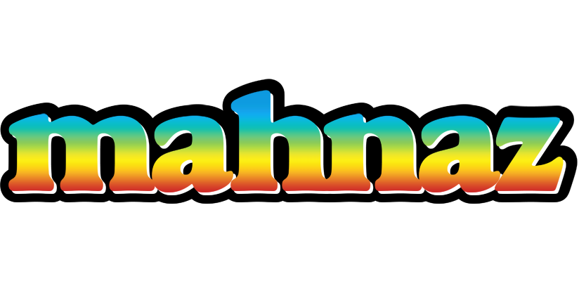 Mahnaz color logo