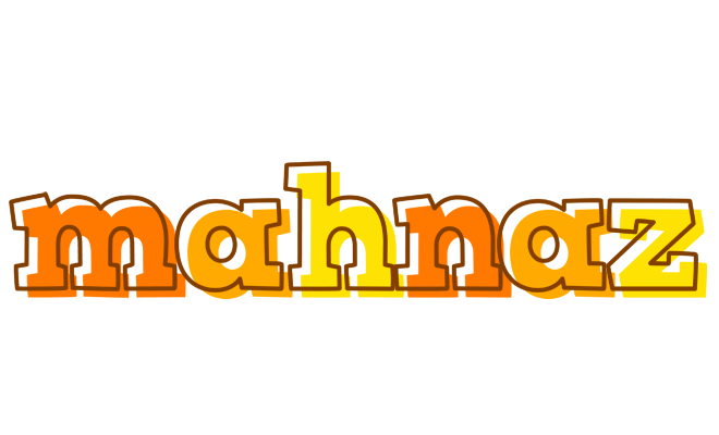 Mahnaz desert logo