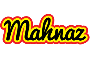 Mahnaz flaming logo