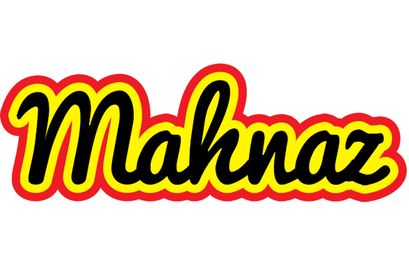 Mahnaz flaming logo