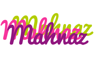 Mahnaz flowers logo