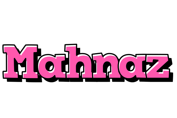 Mahnaz girlish logo