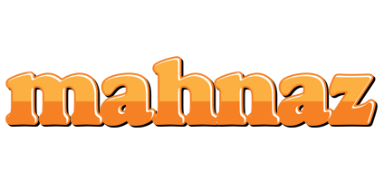 Mahnaz orange logo