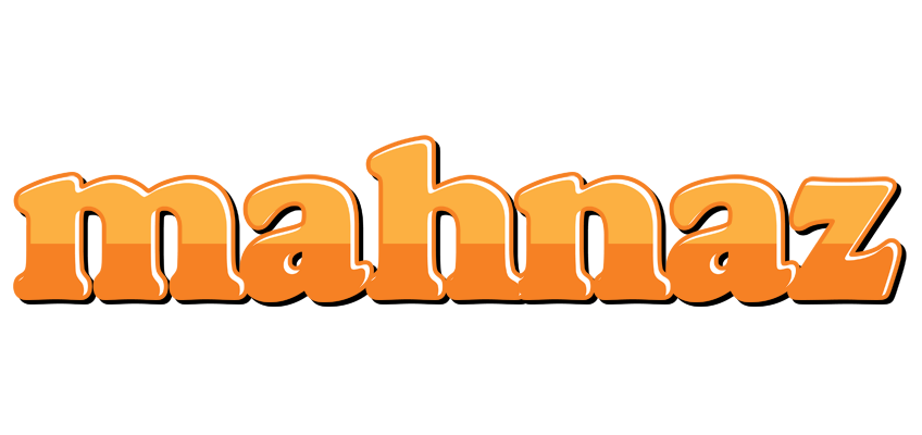 Mahnaz orange logo