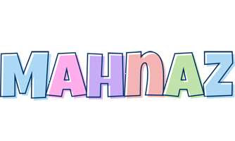 Mahnaz pastel logo