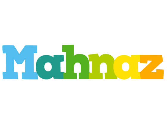 Mahnaz rainbows logo