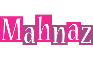 Mahnaz whine logo