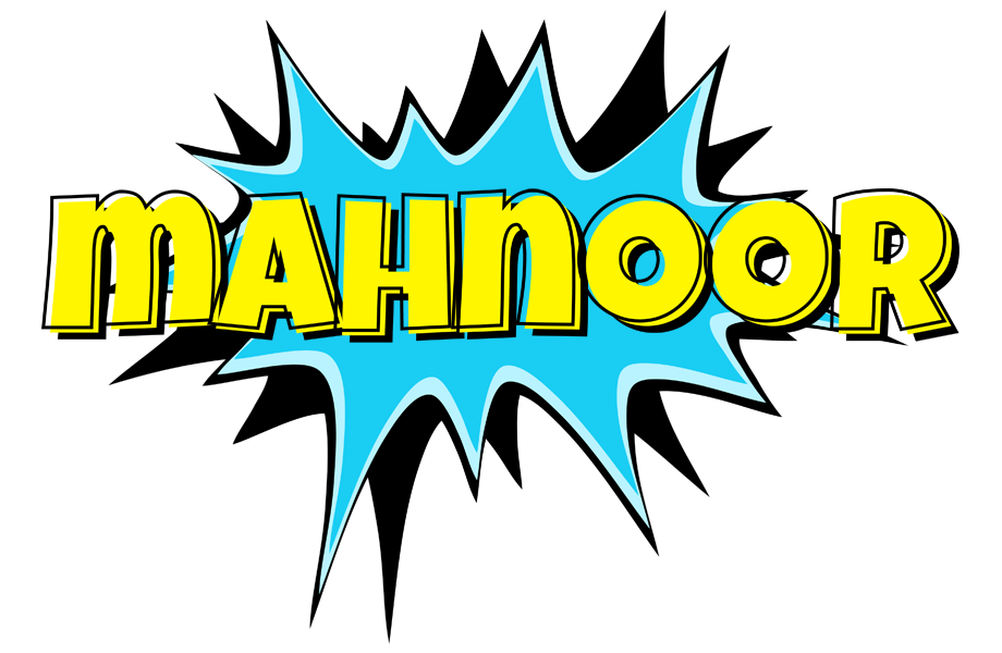 Mahnoor amazing logo