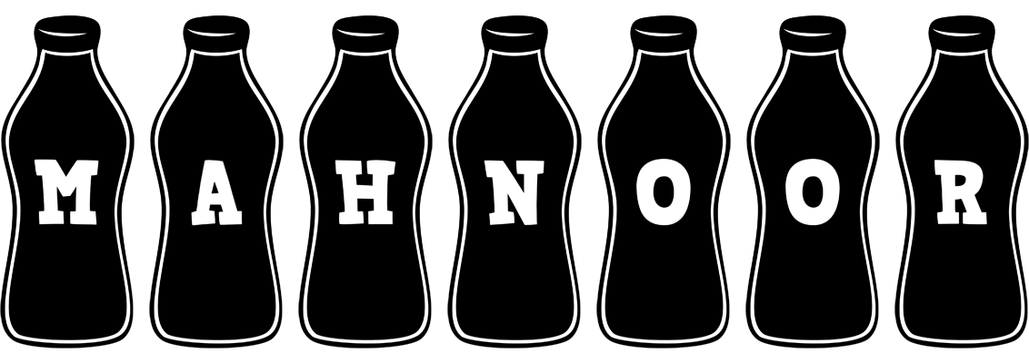 Mahnoor bottle logo