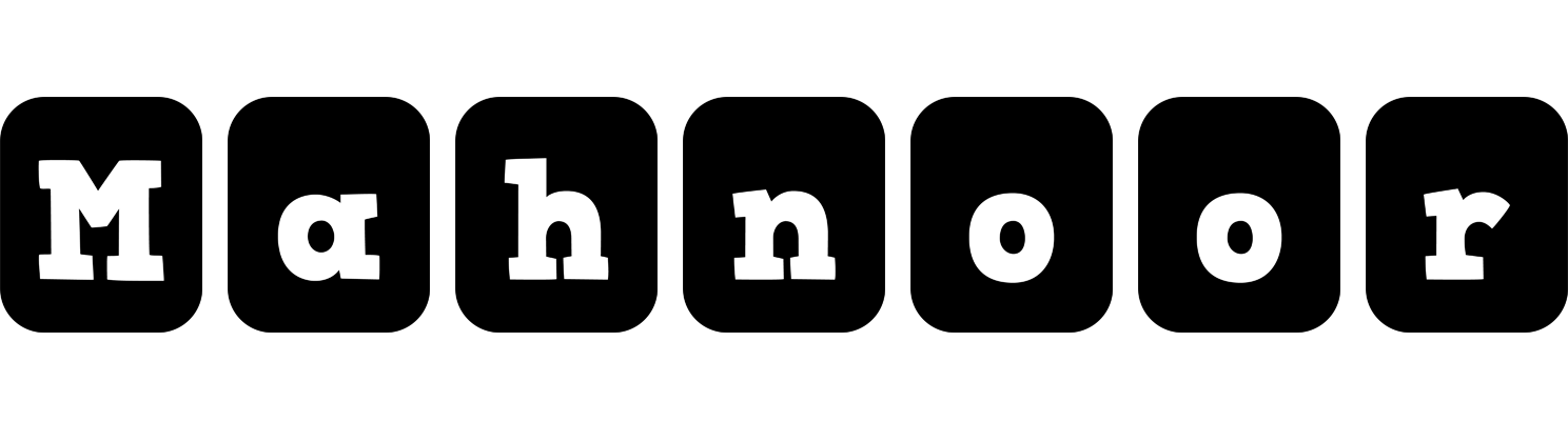 Mahnoor box logo