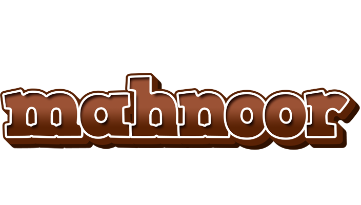 Mahnoor brownie logo